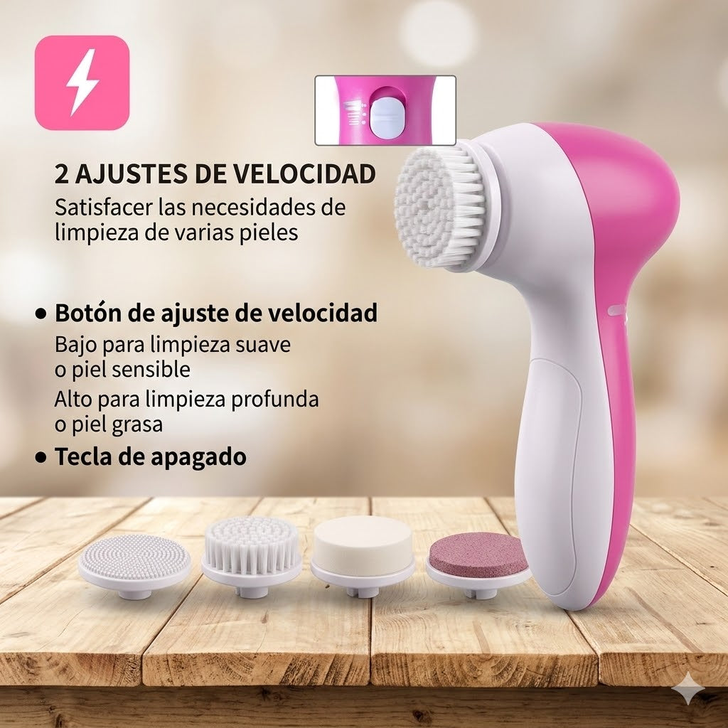 Masajeador Facial 5 en 1 — Spa Profesional en Casa
